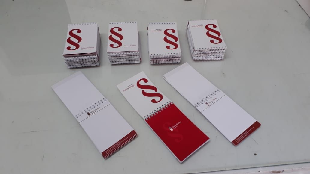 Blocos Personalizados 3 - Projeto de blocos personalizados realizado pela MV Print em Belo Horizonte