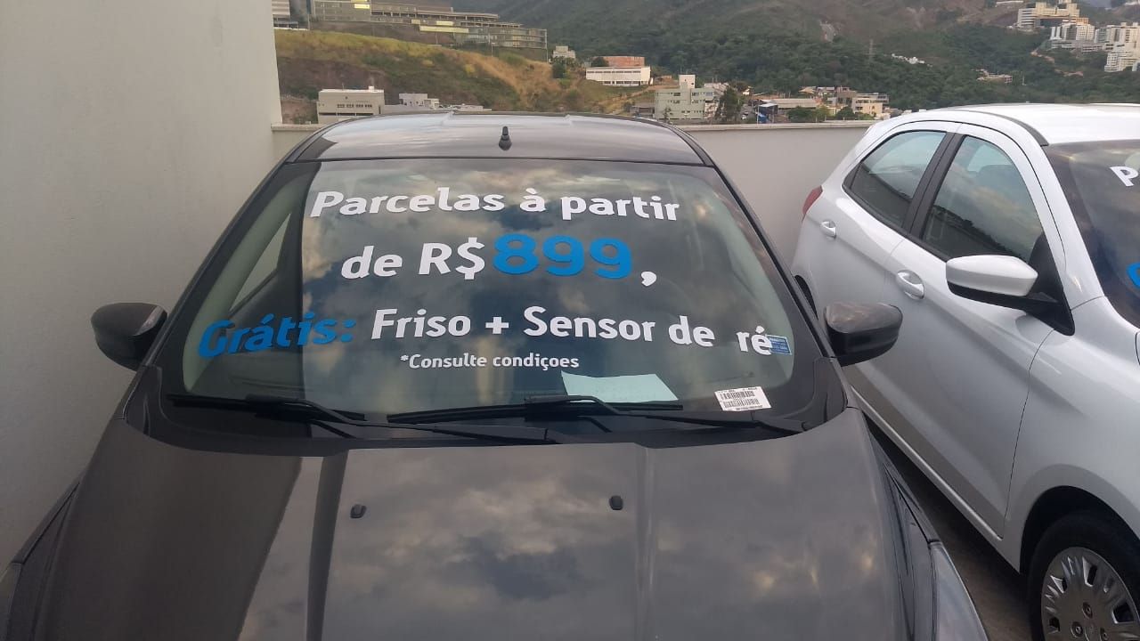 Parabrisas 3 - Projeto de parabrisas realizado pela MV Print em Belo Horizonte