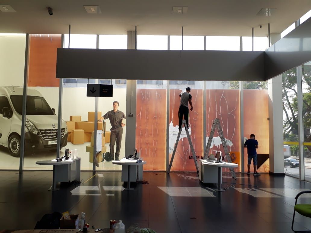 Remoção e Limpeza 5 - Projeto de remoção e limpeza realizado pela MV Print em Belo Horizonte