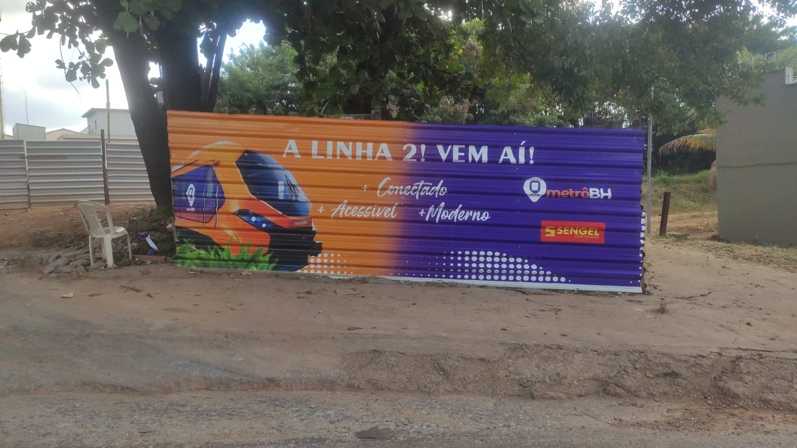 Tapumes 3 - Projeto de tapumes realizado pela MV Print em Belo Horizonte