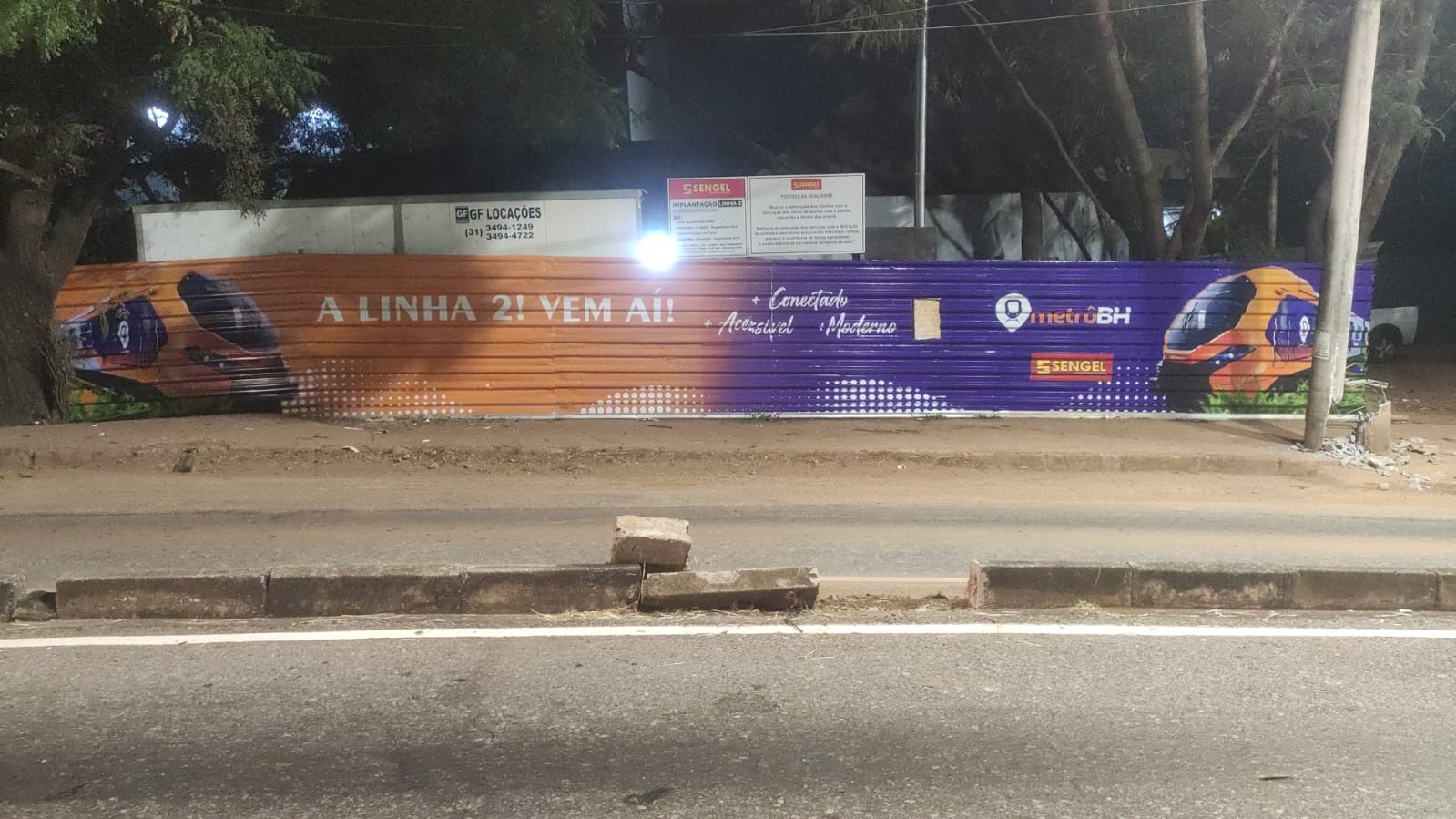 Tapumes 11 - Projeto de tapumes realizado pela MV Print em Belo Horizonte