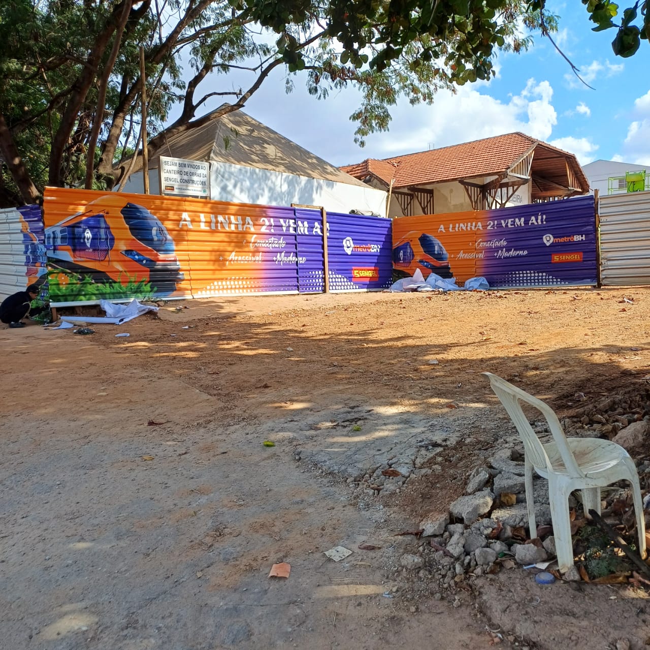 Tapumes 12 - Projeto de tapumes realizado pela MV Print em Belo Horizonte