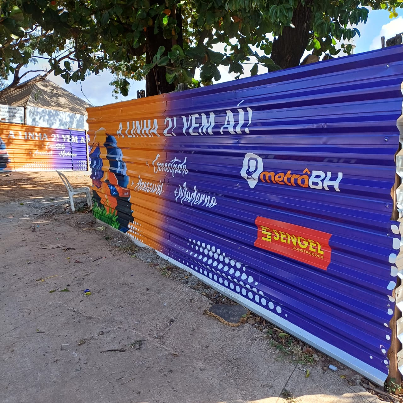 Tapumes 16 - Projeto de tapumes realizado pela MV Print em Belo Horizonte