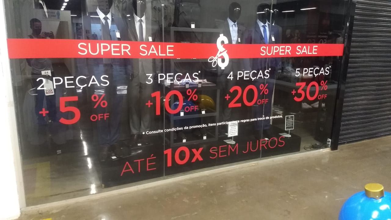 Vitrines 7 - Projeto de vitrines realizado pela MV Print em Belo Horizonte